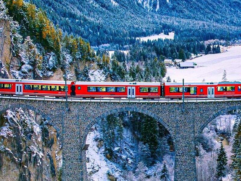 BERNİNA EXPRESS ILE  BİR AVRUPA MASALI TURU THY