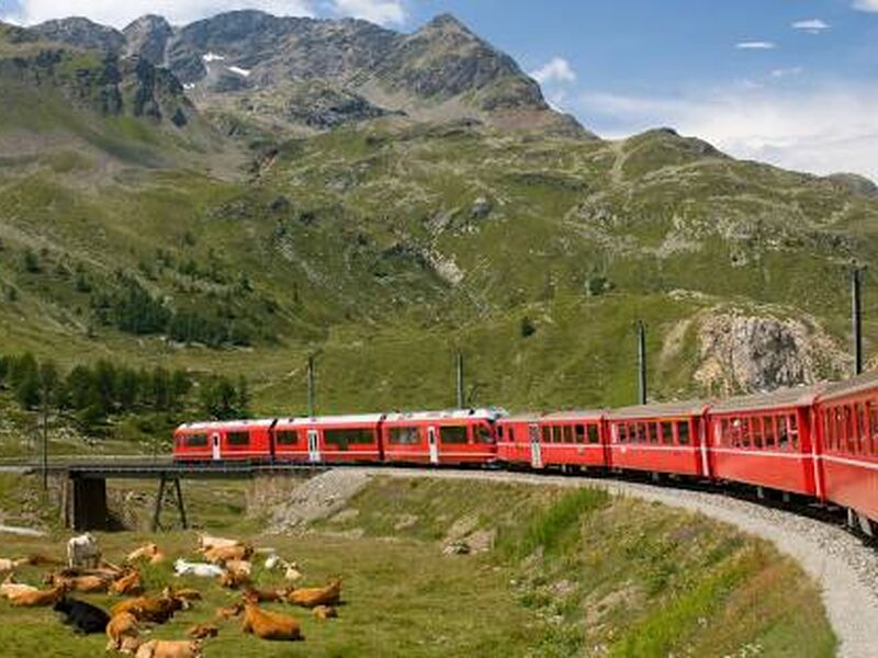 BERNİNA EXPRESS ILE  BİR AVRUPA MASALI TURU